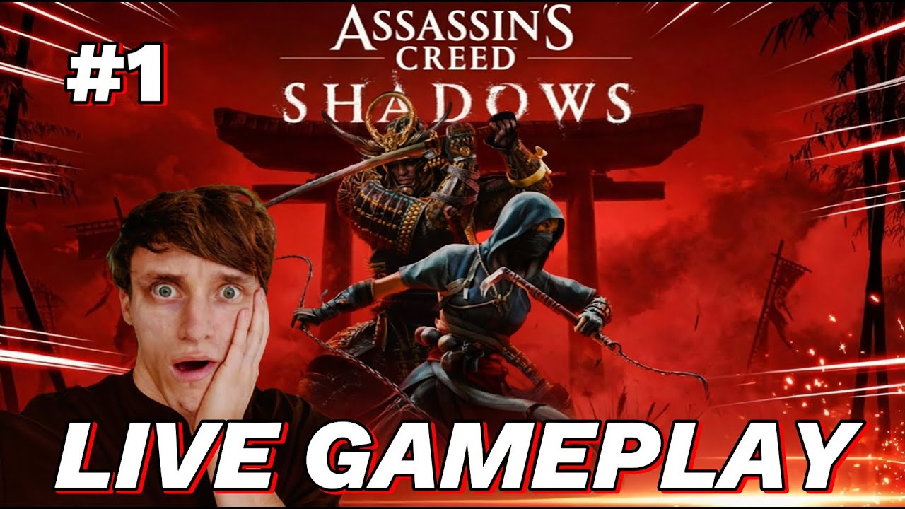 🔴 Assassin's Creed Shadows [Episode #1] Becoming a Samurai | LIVE Playthrough Series (Portrait)