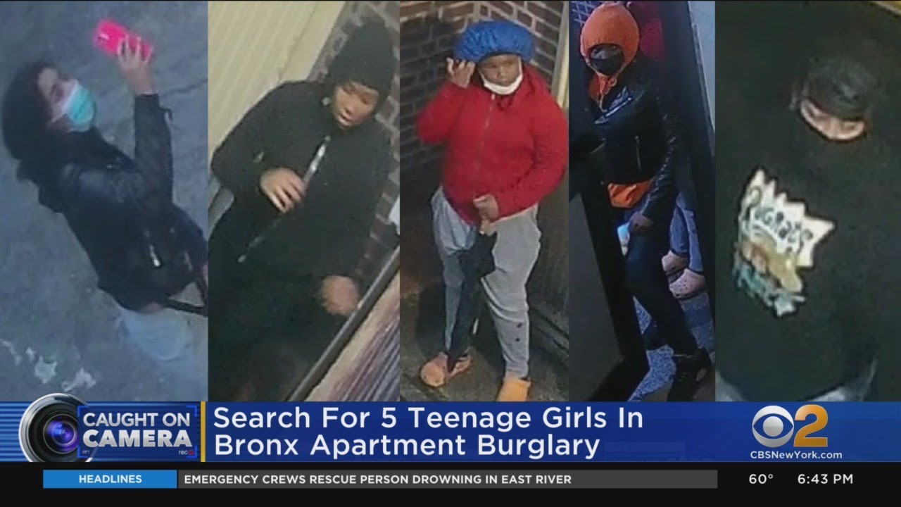 NYPD Searching For 5 Teen Girls Wanted In Bronx Apartment Robbery YouTube