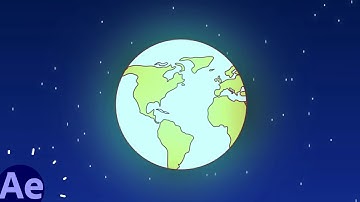 Cartoon Planet Animation in After Effects Tutorials