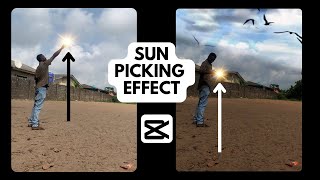 How To Edit Sun Picking Effect | Capcut Edit | Capcut Tutorial screenshot 5