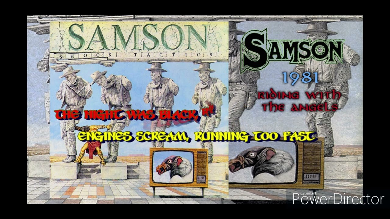 Samson Riding With The Angels Lyric Video 1981 - YouTube