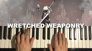 Nier Automata - Wretched Weaponry (Piano Tutorial Lesson) | 愚カシイ兵器:乙:甲
