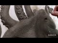 Sculpting an Octopus - clay sculpting time-lapse