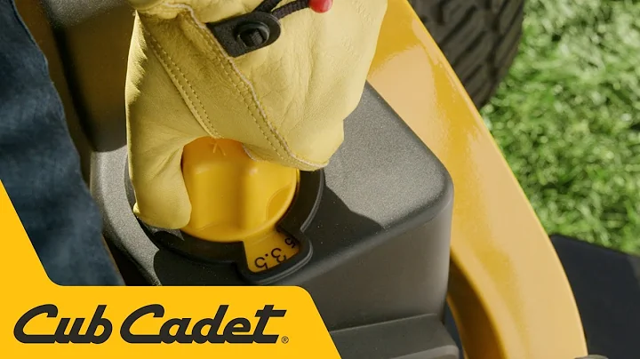 Step Up To Easy Deck Height Adjustments | Cub Cadet Ultima Series Zero-Turn Riding Mower