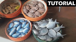 💡 TUTORIAL: How to create some fishes 🐟 with only pumpkin seeds 🎃 - For  Nativity scene market - YouTube