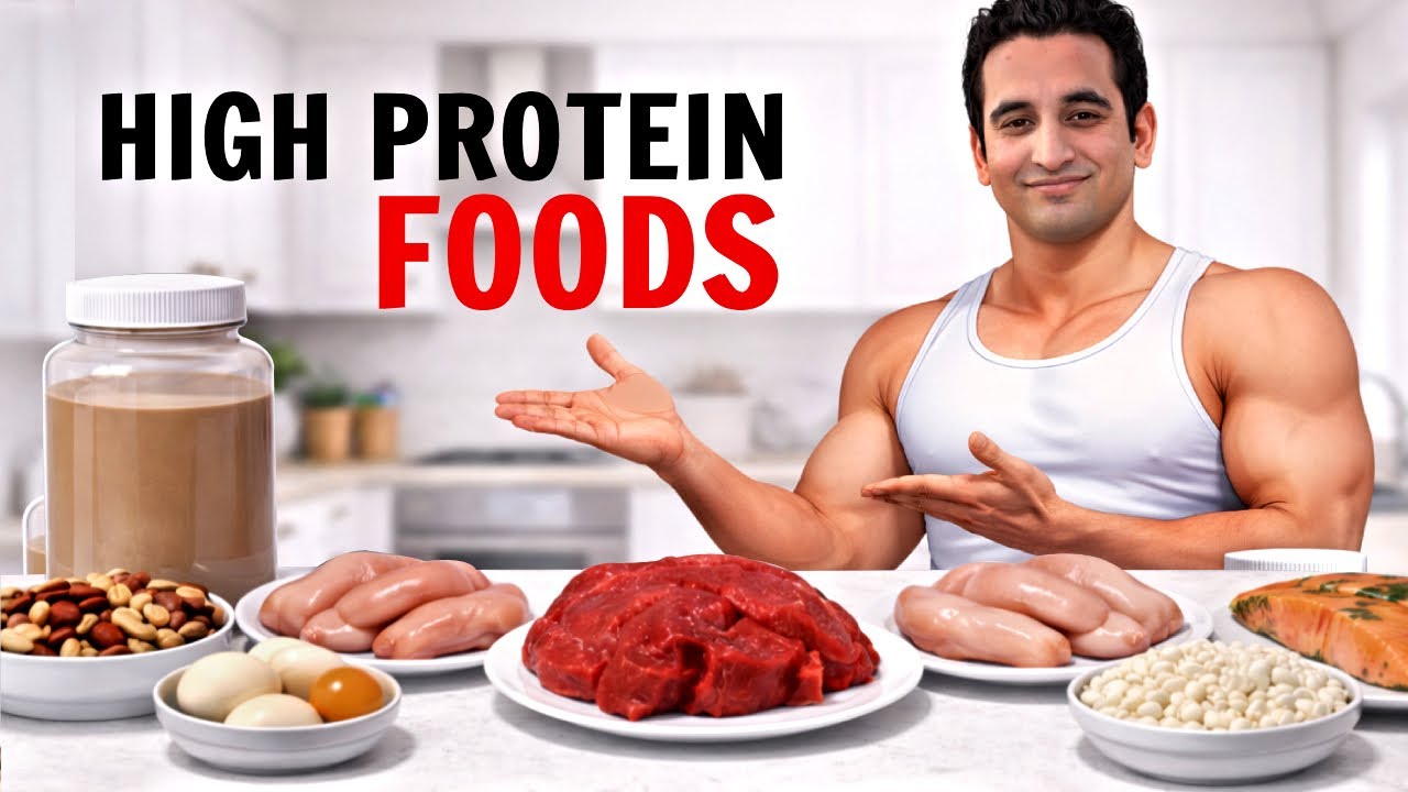 Highest Protein Foods to Build Muscle Fast - YouTube