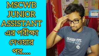 MSCWB Junior Assistant Exam Review ।। Current Scenario of Govt Job।।Aspirant INDRA