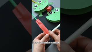 Easy frog crafts #magiccraft #art