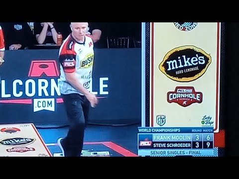 Cornhole Foul King 👑 Frank Modlin - YouTube
