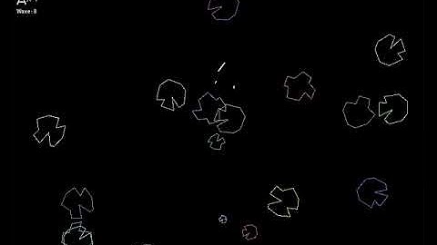 TCL/TK Version 10.1 Atari-like Asteroids; now with flashing energy and fuel gauges!