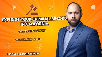 Expunge Your Criminal Record in California: Get a Fresh Start!