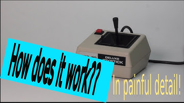 How it Works In Detail - TRS-80/Kraft Deluxe Joystick Teardown, Circuit, and 6809 Assembly Code