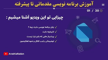 آموزش زبان دارت | 01/20 آموزش زبان برنامه نویسی دارت
