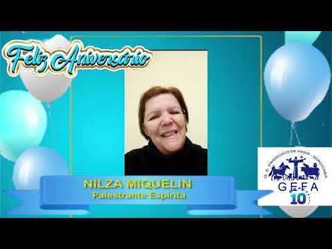 Assista: GEFA 10 anos - Mensagem de NILZA MIQUELIN (21/09/2023)