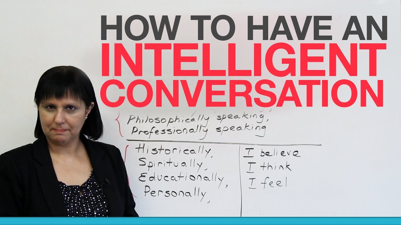 ⁣How to talk about a topic intelligently