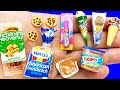 18 diy barbie miniature food and hacks and crafts collection for dollhouse 