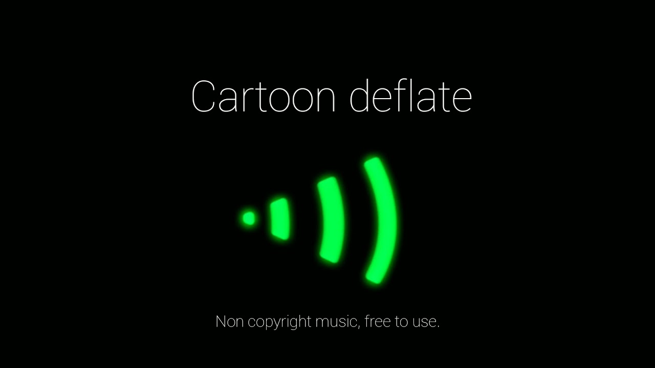 Vlog sounds Cartoon deflate sound effects YouTube