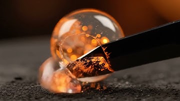 Shattered Glass Ember — Ultra-Macro ASMR | Glowing Cracks & Soft Glass Chimes