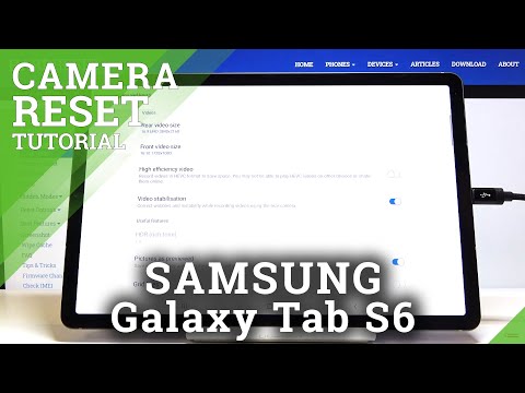 How to Reset Camera in SAMSUNG Galaxy Tab S6 – Find Camera Settings