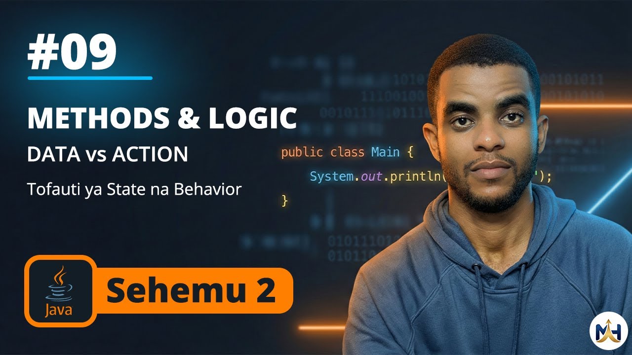 9. Jinsi ya Kuongeza "Methods" Kwenye Class (Zifanye Objects Zako Ziwe Hai) | Java OOP