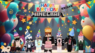 Aaj hai Bhau ka Birthday enemy ko देंगे धके 🤩| Minecraft | Bedwars | KriSar Gaming #shortsfeed
