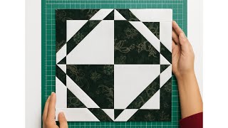 (SMART Technique)👌Make this mind blowing QUILT Block from leftover fabrics.creative Quilt Block. 🪡🧵