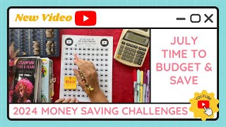 Budgeting Money Savings Challenges for Entire Month of July - TracEy Monster Savings on Etsy