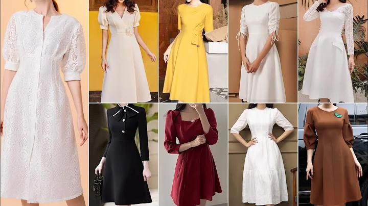 Gorgeous fabulous and latest Plain skater dresses designer wear collection 2023