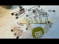 Rusting safetypins paperclips  in seconds  createwithme