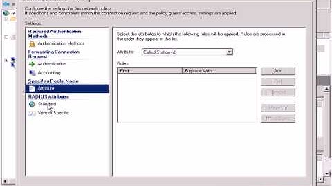 Configuring RADIUS on Windows 2008