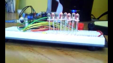 AVR ATmega168 LED flashing effects