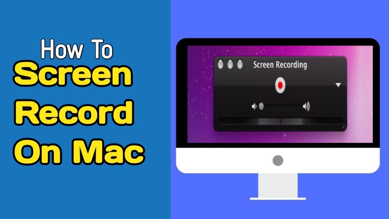 How To Screen Record On Mac Youtube 