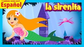 Ariel La Sirenita  él Español || la sirenita historia completa para los niños
