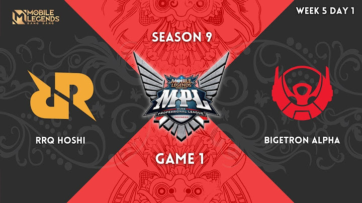 RRQ HOSHI vs BIGETRON ALPHA Match 1 | MPL ID SEASON 9 Week 5 Day 1