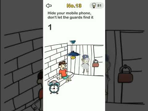 Video Brain Out Escape Room Level 13 hide your mobile phone,... - youtube