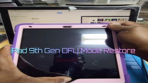 [How To] Put Your iPad 9th Generation Into DFU Mode iTunes Restore / Software Update