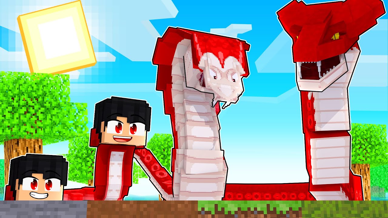 Minecraft... mas EU VIREI UMA COBRA ‹‹ P3DRU ››