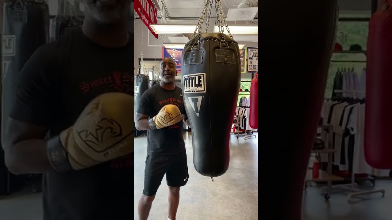 How to Step into the Heavy Bag for boxing workouts with coach Marty P