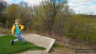 9yr Old Disc Golf Ace (Holy Shot style) Northview Hole #6