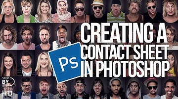 Creating a Contact Sheet in Photoshop CS6