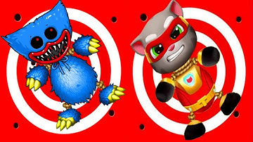 Kick the Buddy Mod: Huggy Wuggy Poppy Playtime vs Tom Hero Dash