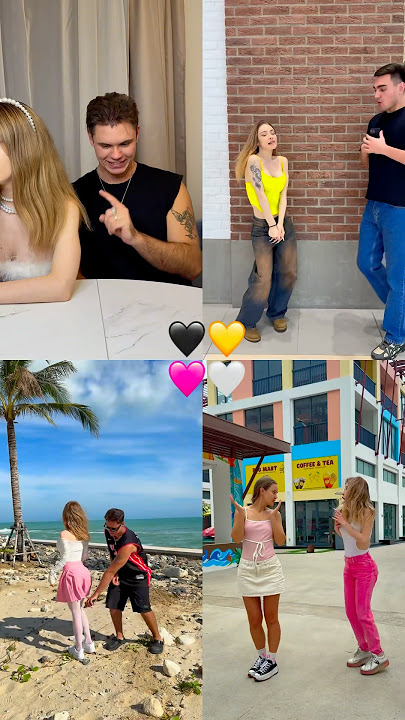 Which video did you like the most?🖤💛🩷🤍
