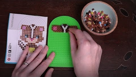 [ASMR] Craft Time & Whisper Ramble: Perler Bead Chipmunk