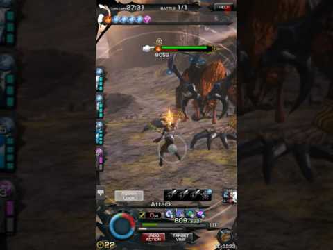 Mobius Final Fantasy 1 Star Ifrit Mage Solo