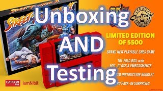 iam8bit: SNES Street Fighter II (30th Anniversary Edition) Unboxing, comparison and test