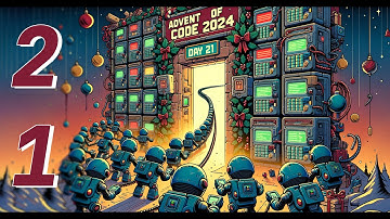 Day 21 🤯  INSANITY with 25 layers of Robots?! | Keypad Conundrum | Advent of Code 2024