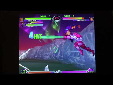 MvC2: Unique Iron Man Midscreen Proton Canon Combo by Kest .:10.21.21:.