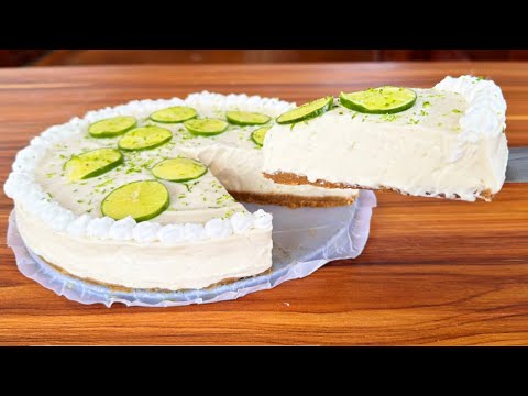 PAY FRÍO DE LIMÓN/ tarta fría de limón 🍋🍋‍🟩postre fácil y delicioso 😋 