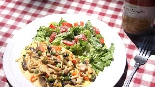 Chicken Tetrazzini using Campbell's Chicken Noodle Soup from Walmart- I Heart Recipes