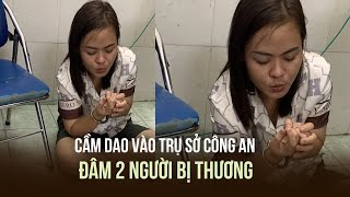 TP.HCM: Cầm dao xông vào trụ sở công an đâm 2 người bị thương